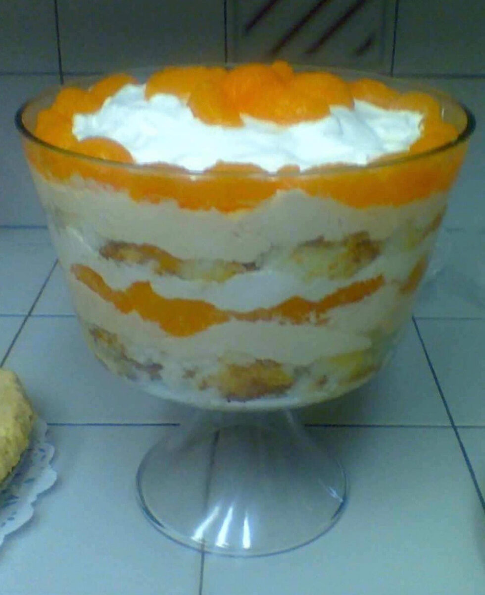 Orange Trifle Recipe Deedee Desserts